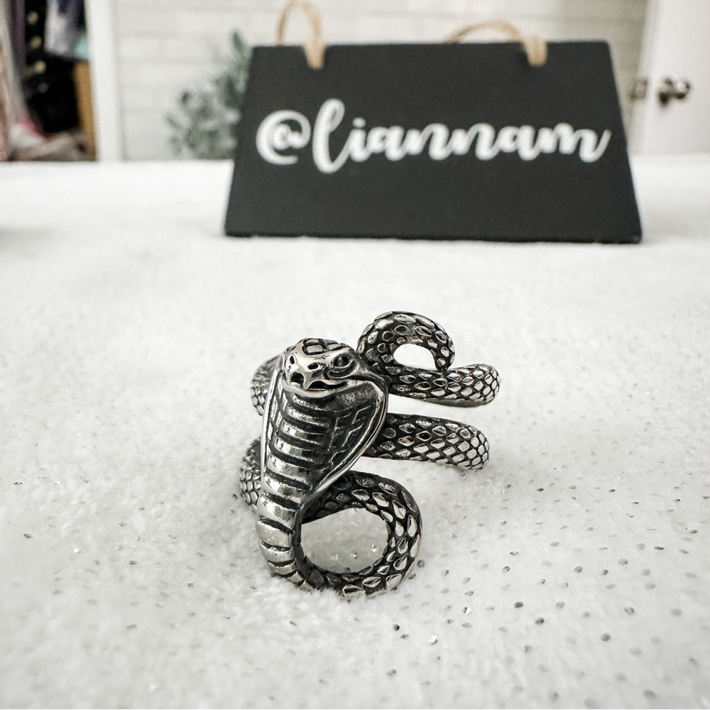 RICHSTEEL Cobra Snake Ring Size 11